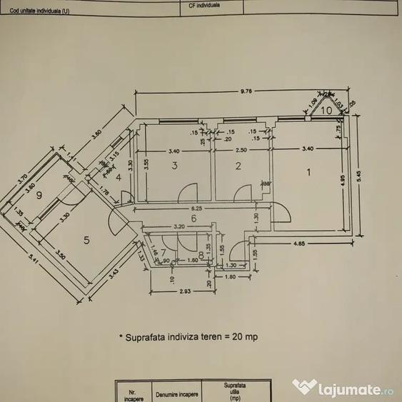 Apartament cu 3 camere decomandat în Central