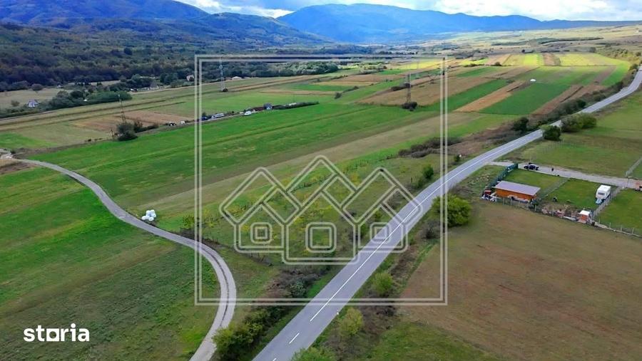 Teren extravilan intre Talmaciu si Sadu - 3942 mp - 8