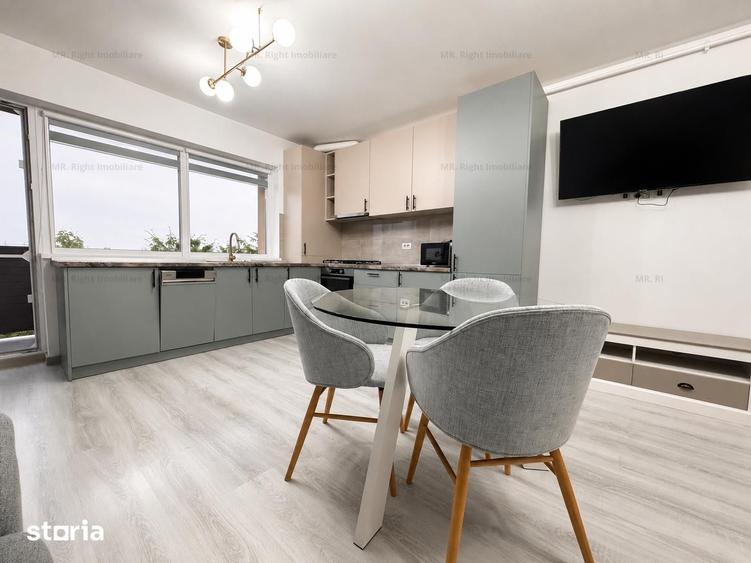 Apartament cu 2 camere, mobilat în Sânpetru