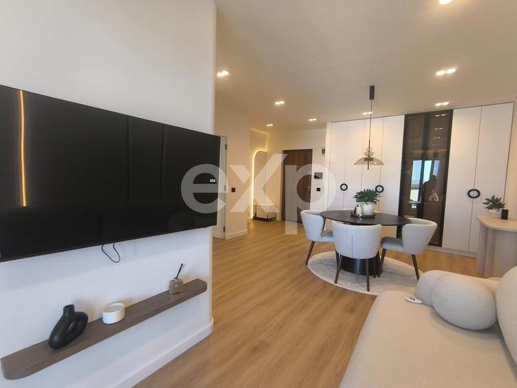 Apartament cu 2 camere semidecomandat, mobilat în Florești