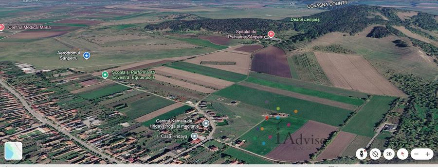 Teren Construcții intravilan de 938 mp, în Sânpetru