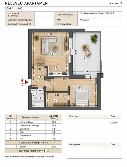 Apartament 3 Camere ARQA Jollie Village Erou Iancu Nicolae - 12