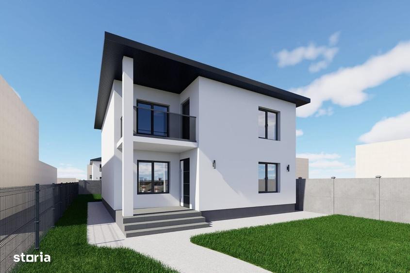 Casă cu 4 camere cu Teren 500 Mp în Ciorogârla