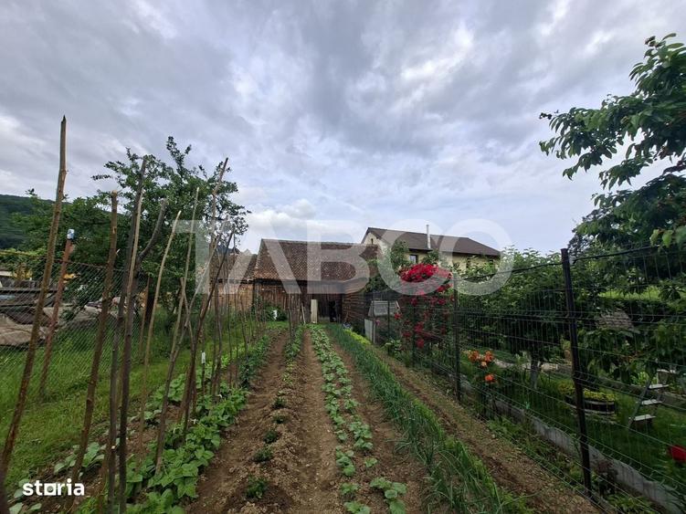 Casă cu 2 camere nedecomandat cu Teren 580 Mp în Axente Sever