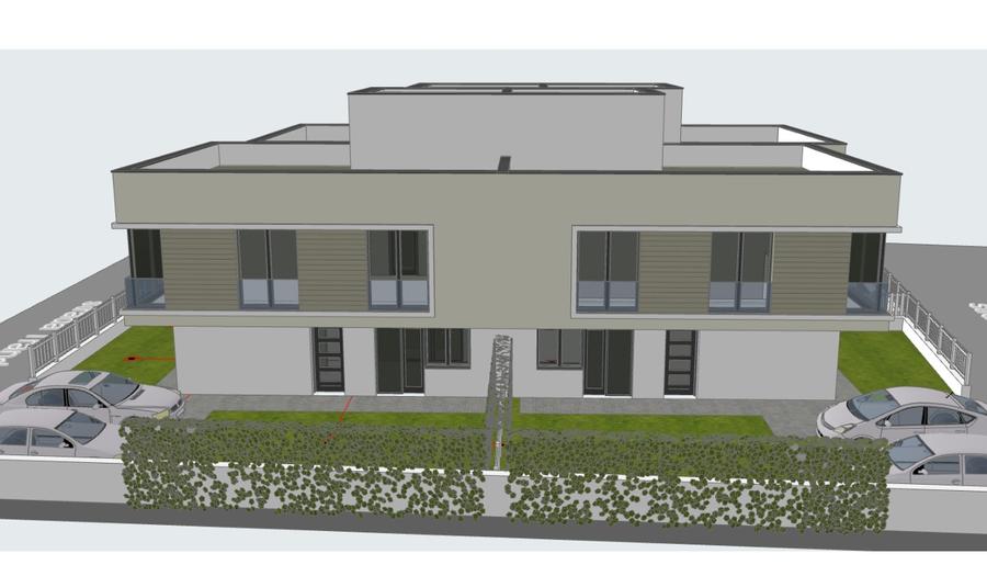 Duplex cu 4 camere cu Canalizare în Florești