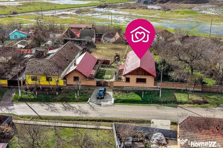 Casă cu 3 camere cu Teren 641 Mp în Vinga