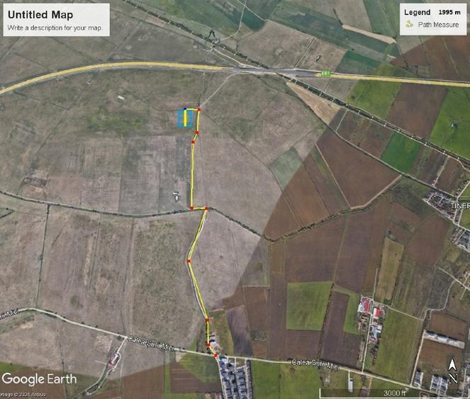 Teren agricol extravilan de 515 mp, în Turnișor