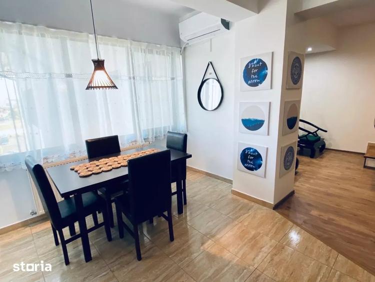 Apartament cu 3 camere decomandat, mobilat în Dămăroaia
