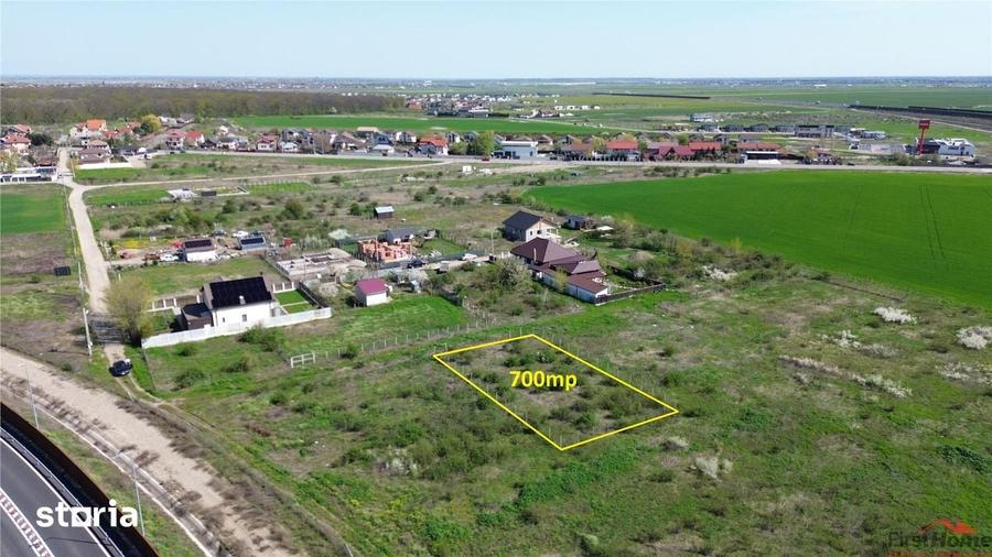 Teren intravilan 700mp in zona de Nord de vanzare - 2