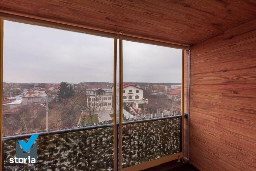 Apartament cu 2 camere semidecomandat, mobilat în Străulești