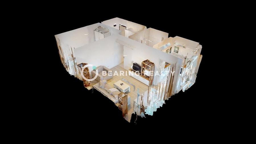 Apartament cu 2 camere semidecomandat, mobilat în Nord