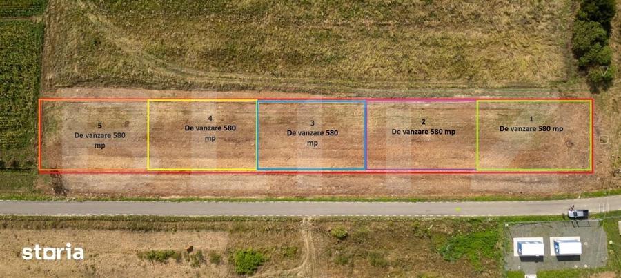 Teren intravilan de vanzare, 580 mp - Herendesti - 3
