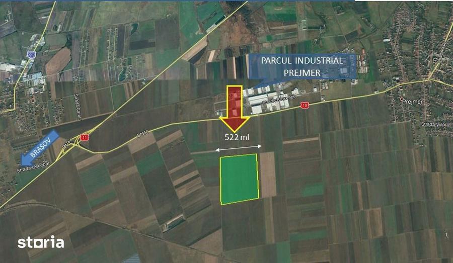 Teren Construcții extravilan de 324800 mp, în Prejmer