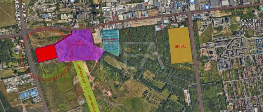 Teren Construcții intravilan de 43000 mp, în Prelungirea Ghencea