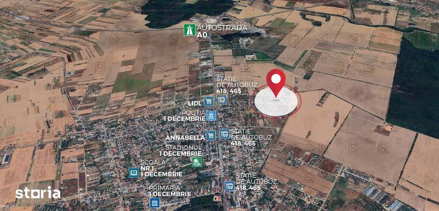 Teren de 16608 mp, în 1 Decembrie