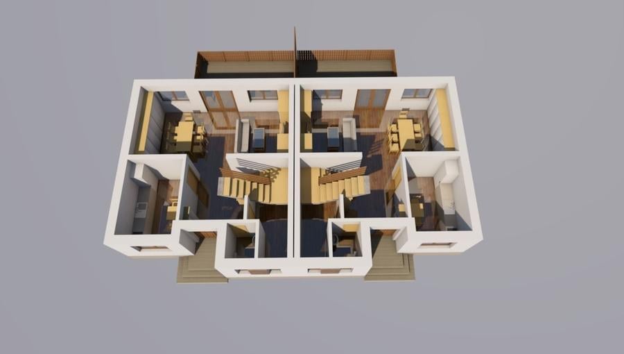 Duplex cu 4 camere cu Canalizare în Șelimbăr