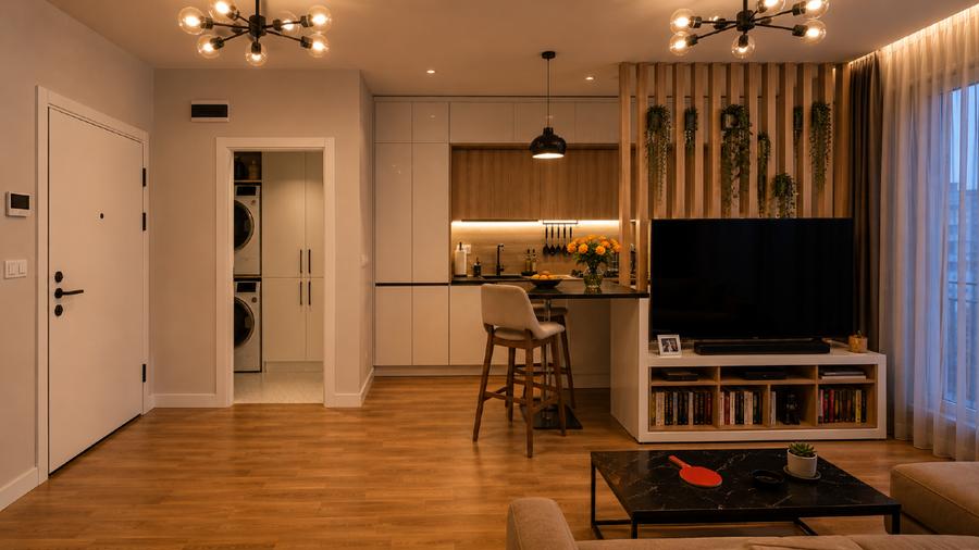 Apartament cu 3 camere decomandat, mobilat în Străulești