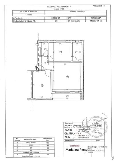 Apartament cu 3 camere în Torontalului — fotografia 1