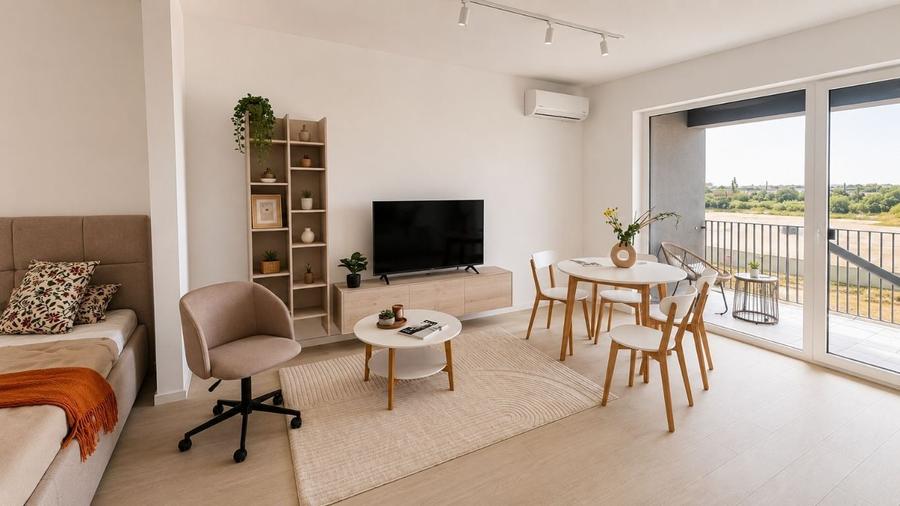 Apartament cu 2 camere decomandat, mobilat în Confecții