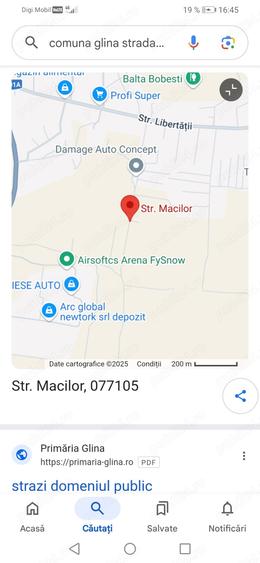 Teren de 1800 mp, în Glina