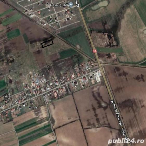 Teren de 2500 mp, în Crevedia