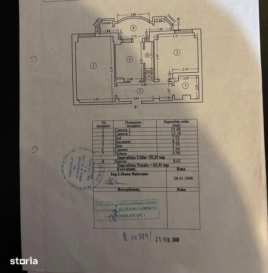 Apartament cu 2 camere decomandat în Coiciu