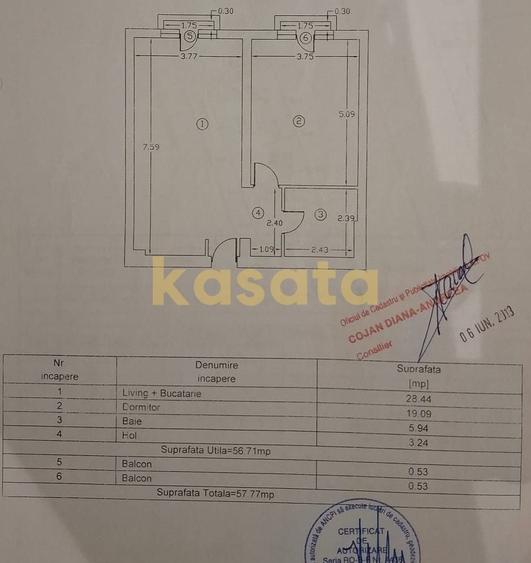 Apartament cu 2 camere semidecomandat, mobilat în Ștefăneștii de Jos