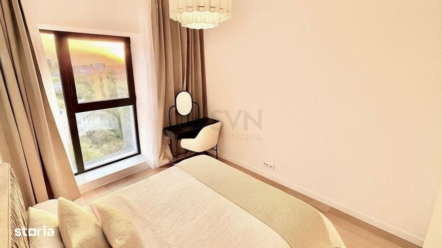 Apartament cu 3 camere decomandat, mobilat în Barbu Văcărescu
