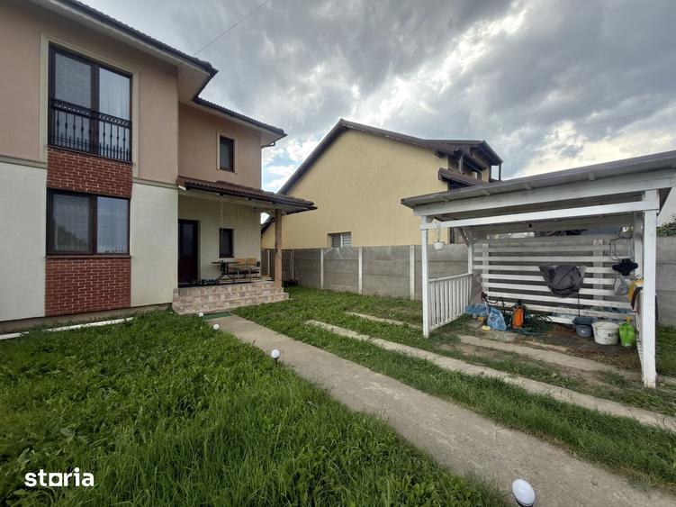 Duplex 4 camere, P+E, 111mp utili, 263mp teren in Utvin - 11