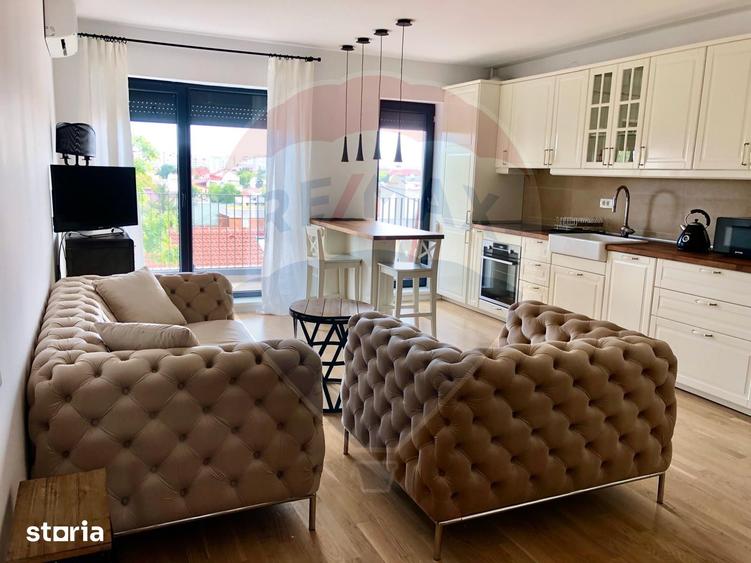 Apartament cu 2 camere, mobilat în Grivița