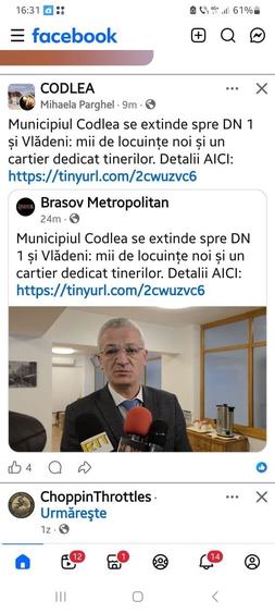 Teren intravilan 895 Mp schimb cu apartament sau auto codlea - 1