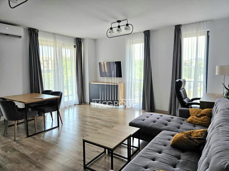 Apartament cu 2 camere semidecomandat, mobilat în Zorilor