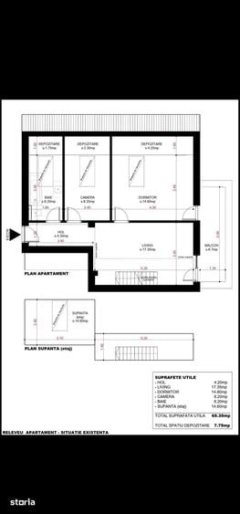 Apartament cu 3 camere în Bucureștii Noi