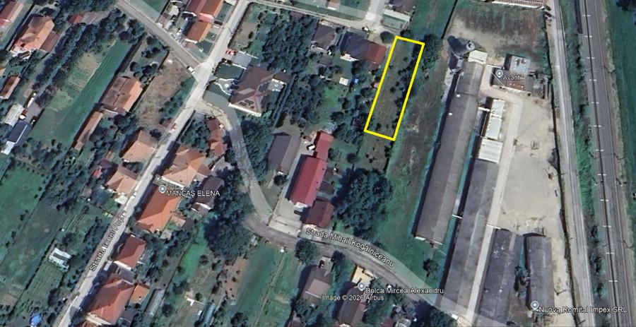 Teren Construcții intravilan de 968 mp, în Central