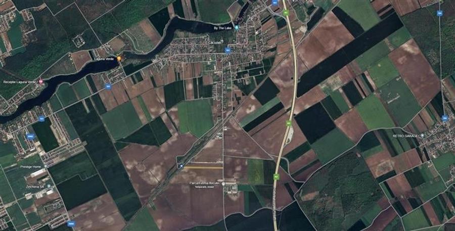 Teren Construcții extravilan de 12900 mp, în Căciulați
