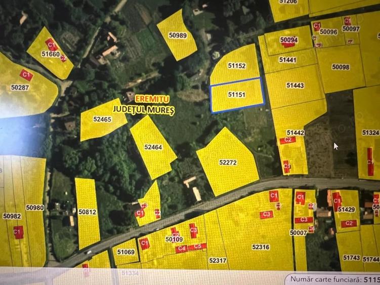 Teren de 1300 mp, în Câmpu Cetății
