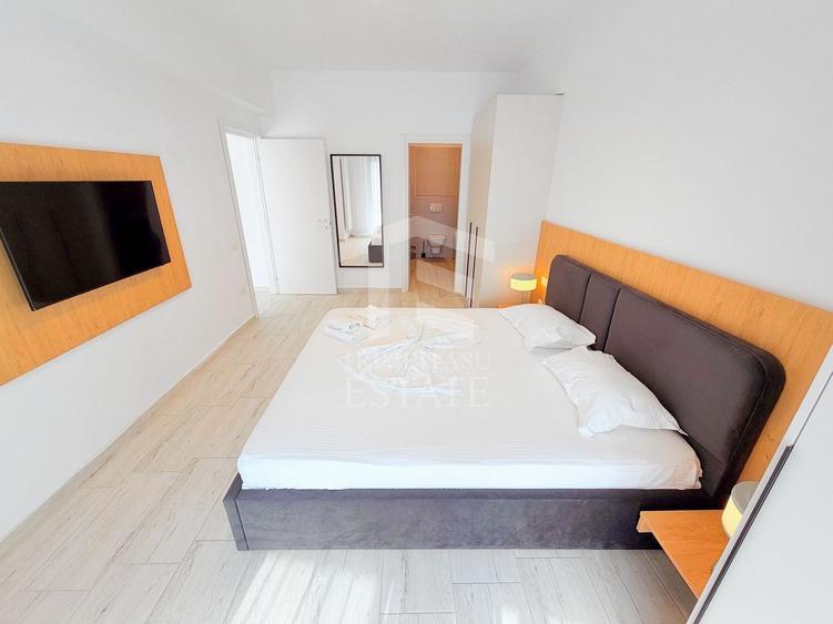 Apartament cu 2 camere semidecomandat, mobilat în Exterior Est