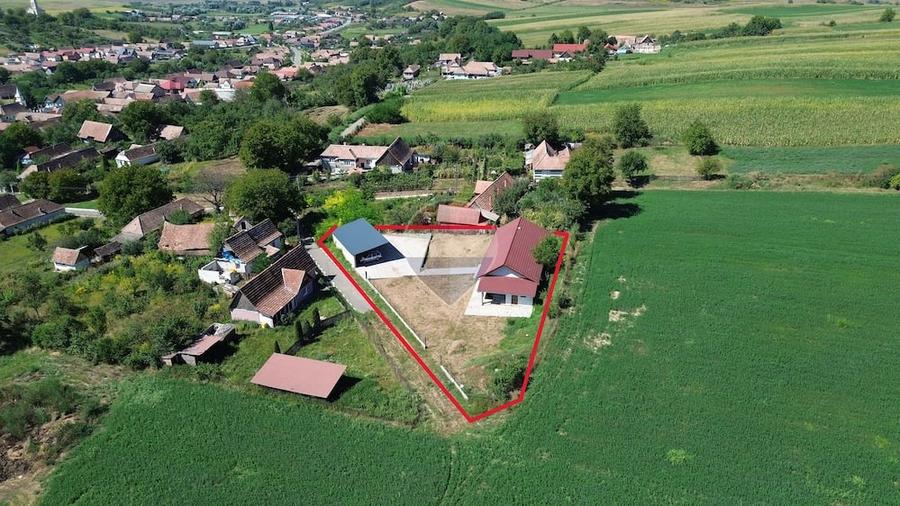 Casă cu 3 camere cu Teren 1163 Mp în Blăjel