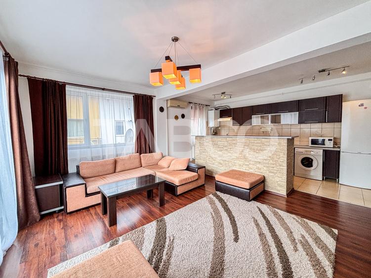 Apartament cu 2 camere semidecomandat, mobilat în Bună Ziua