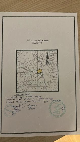 Teren de 2200 mp, în Gornet
