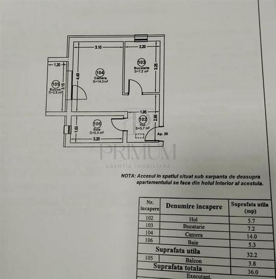 Garsonieră decomandată, mobilată în Giroc