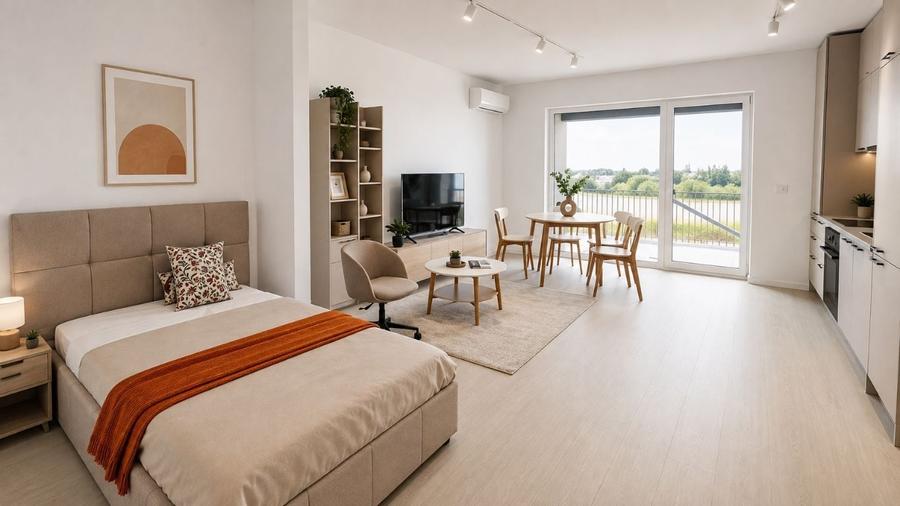 Apartament cu 2 camere decomandat, mobilat în Confecții