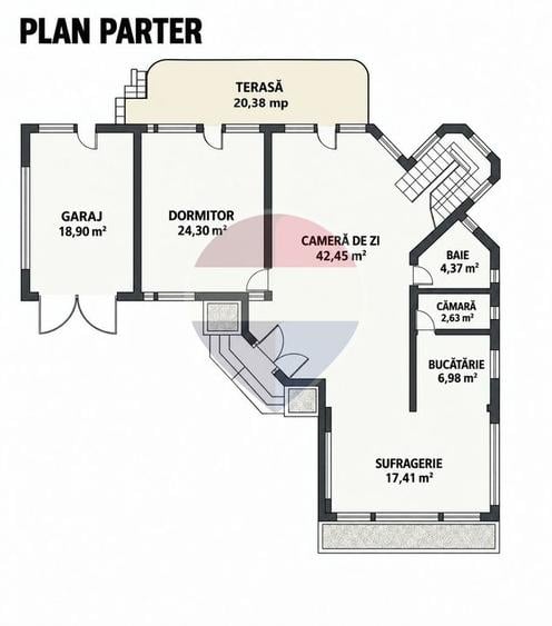 Casă individuală cu 6 camere cu Teren 795 Mp în Sântandrei