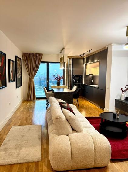 Apartament cu 2 camere semidecomandat, mobilat în Barbu Văcărescu