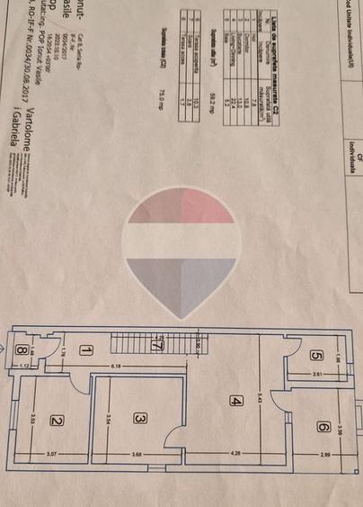 Duplex cu 4 camere cu Teren 250 Mp în Domnești