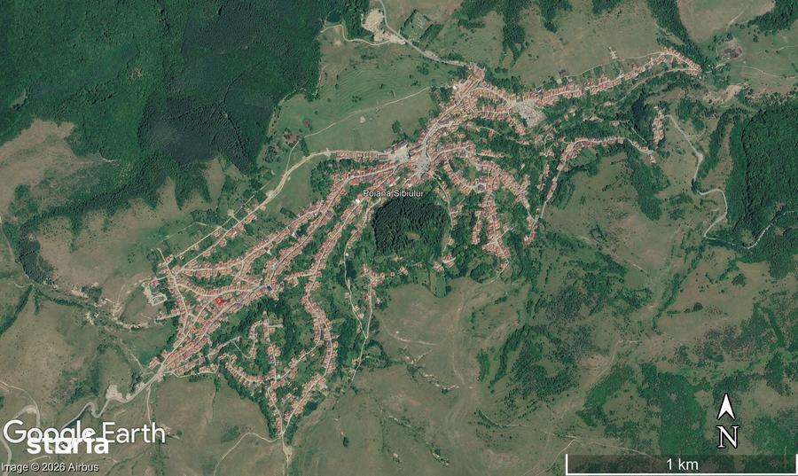 Casă cu 4 camere cu Teren 400 Mp în Poiana Sibiului