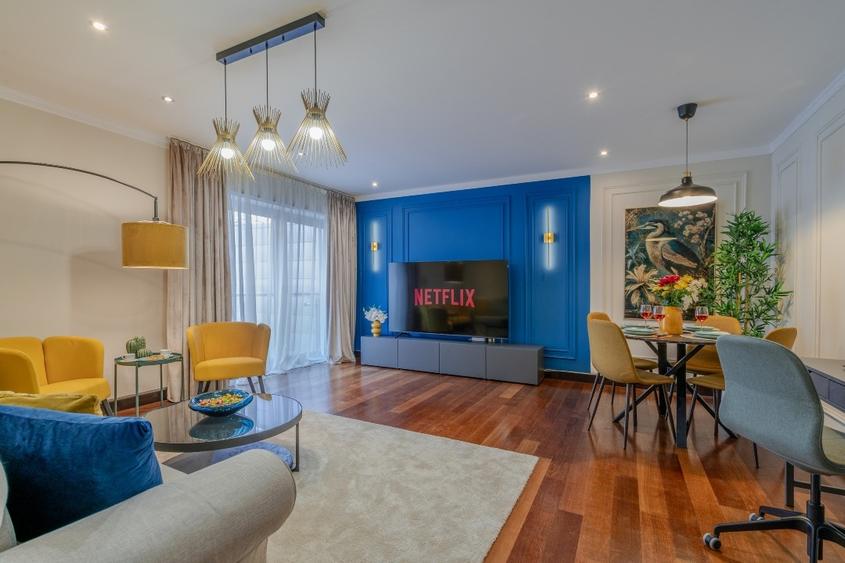 Apartament cu 2 camere decomandat, mobilat în Arcul de Triumf