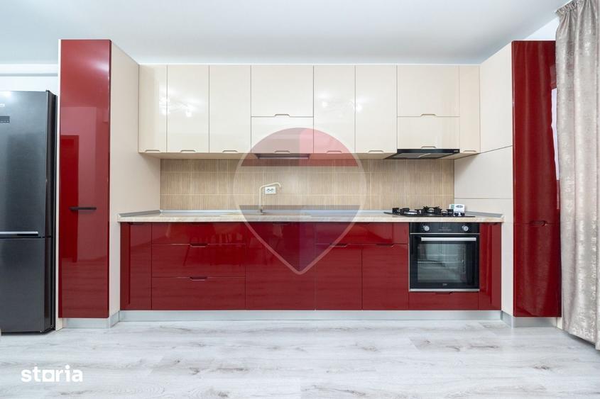 Apartament cu 2 camere, mobilat în Sânpetru