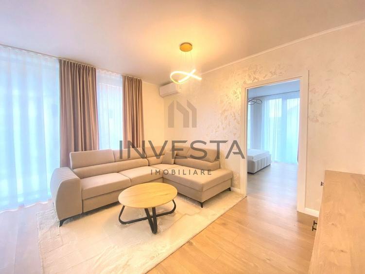 Apartament cu 2 camere semidecomandat, mobilat în Grigorescu
