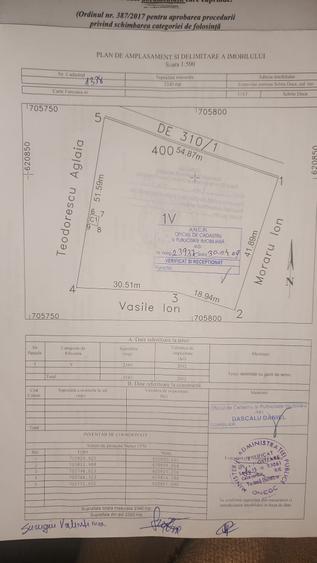 Teren de 550 mp, în Poieni